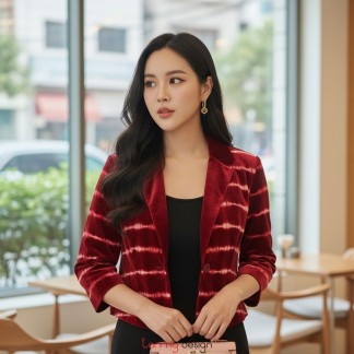 Waist-length coat - EDDA 54cm